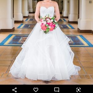 Wtoo bridal skirt (Effie) and lace strapless top